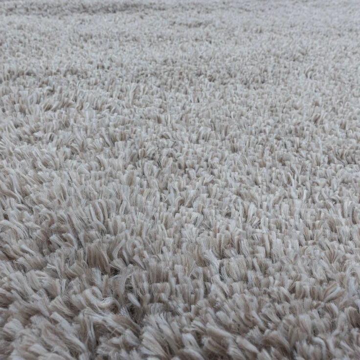 Carpettex Hochflor-Teppich Unicolor - Einfarbig, Läufer, Höhe: 30 mm, Teppich Wohnzimmer Einfarbig Shaggy verschidene farben und größen – Bild 3