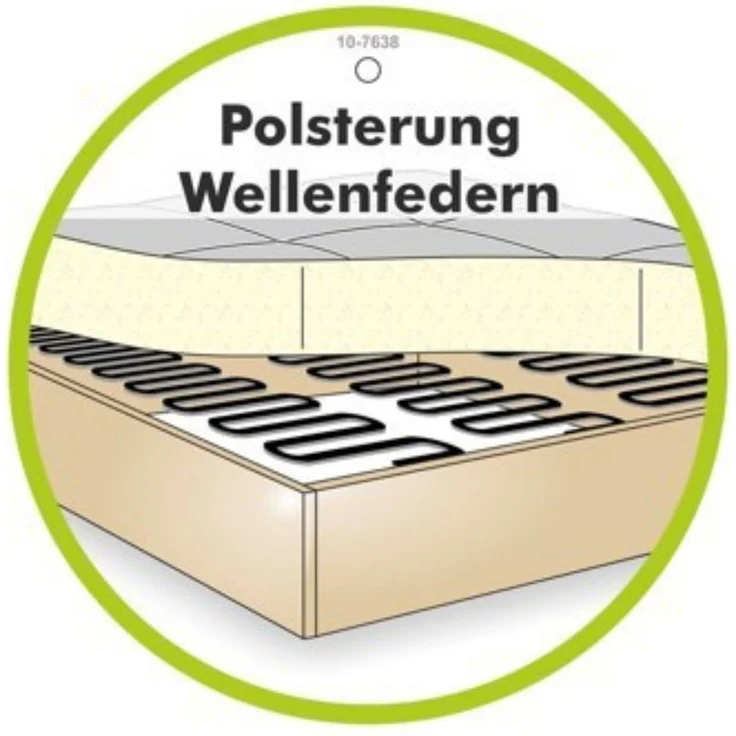 Ecksofa Schlafcouch Polsterecke L-Garnitur Wohnlandschaft Ottomane links in Blau – Bild 5