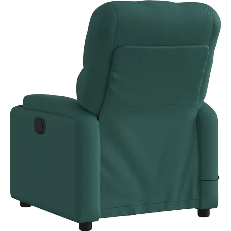 vidaXL Massage-Relaxsessel, dunkelgrüner Stoff 3206067 – Bild 3