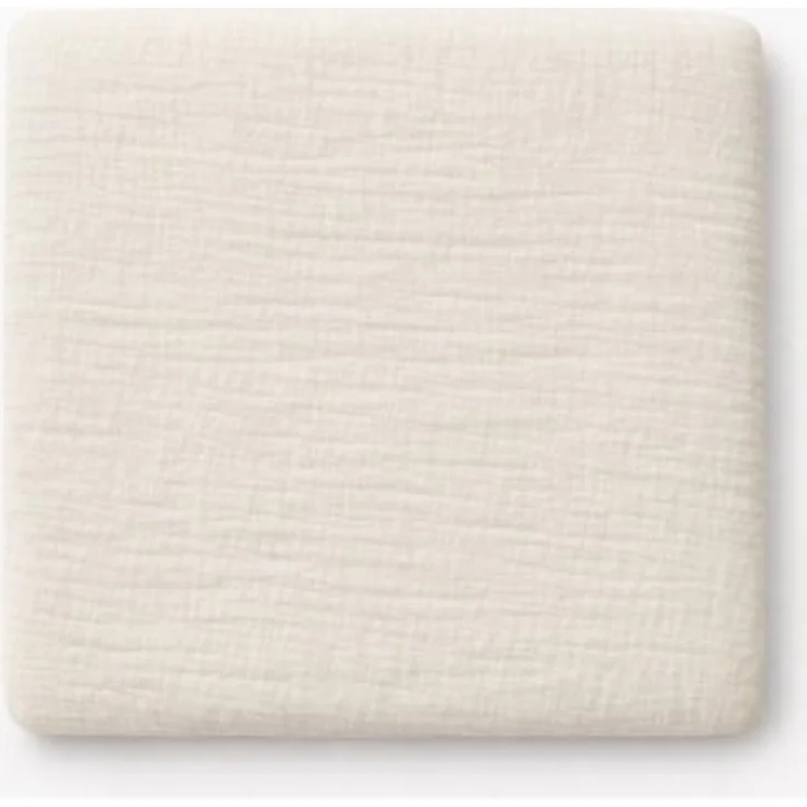 Wickelauflagenbezug 100% Baumwolle Musselin Bezug für Wickelauflage 85x75 und 75x75 cm – weicher Wickeauflagenüberzug, atmungsaktiv & waschbar CREME – Bild 7