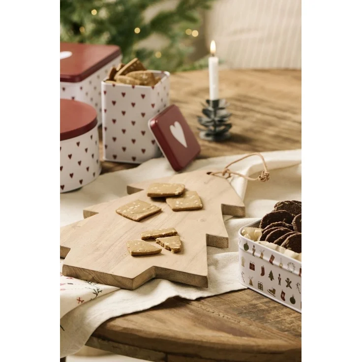 Ib Laursen Schneidebrett Servierbrett Vesperbrett Holz Tannenbaum L35cm 17102-00 – Bild 2