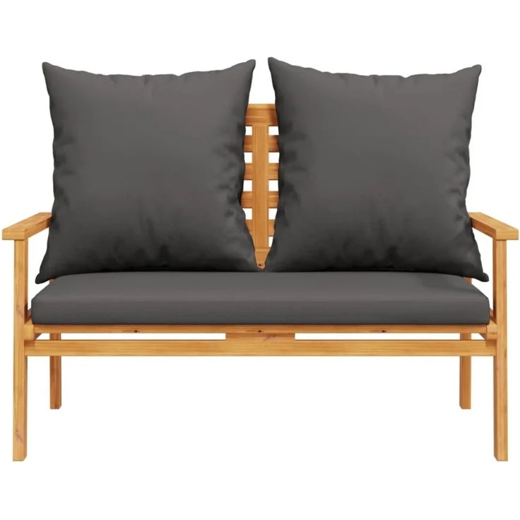 vidaXL 4-tlg. Garten-Lounge-Set mit Kissen Massivholz Akazie 3211796 – Bild 10