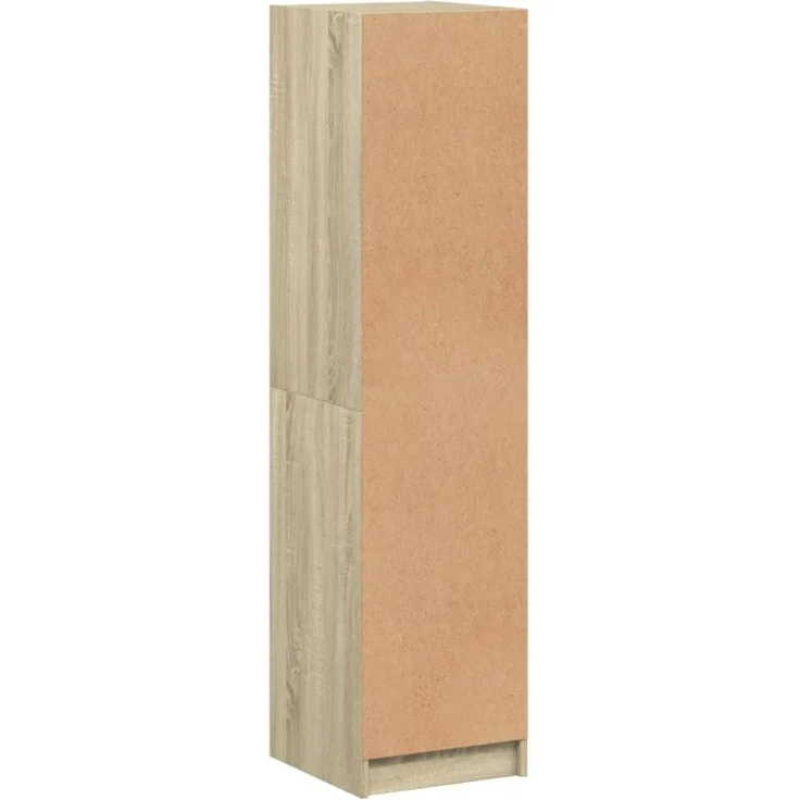 vidaXL Highboard mit Glastüren Sonoma-Eiche 35x37x142 cm 836436 – Bild 9