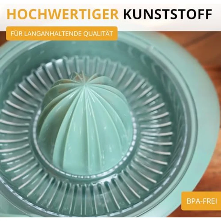 Westmark Zitrus- und Orangenpresse Limetta 0,5 L mint-grün – Bild 10