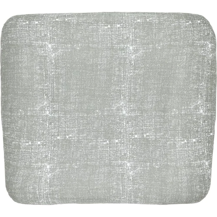 Meyco Baby Fine Lines Wickelauflagenbezug (weich und hautfreundlich, aus 100% Baumwolle, waschbar, einfache Pflege, trocknergeeignet, Größe: 85 x 75 cm), Grau – Bild 1