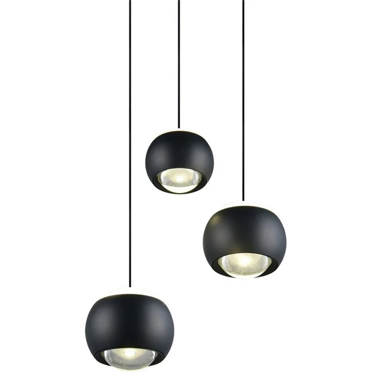 Musterring LED Pendelleuchte CANNON, 3-flammige LED Hängelampe 5W 500Lumen 2300-4000K CCT, CCT - über Fernbedienung, Dimmfunktion, Memoryfunktion, Nachtlichtfunktion, LED fest integriert, Farbwechsler, warmweiß - kaltweiß, mit Fernbedienung, stufenlos ... – Bild 4