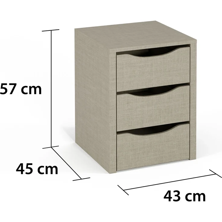 rauch Zubehör, Schubladeneinsatz, mit 3 Schubladen, für Elementbreite 45 cm – Bild 2