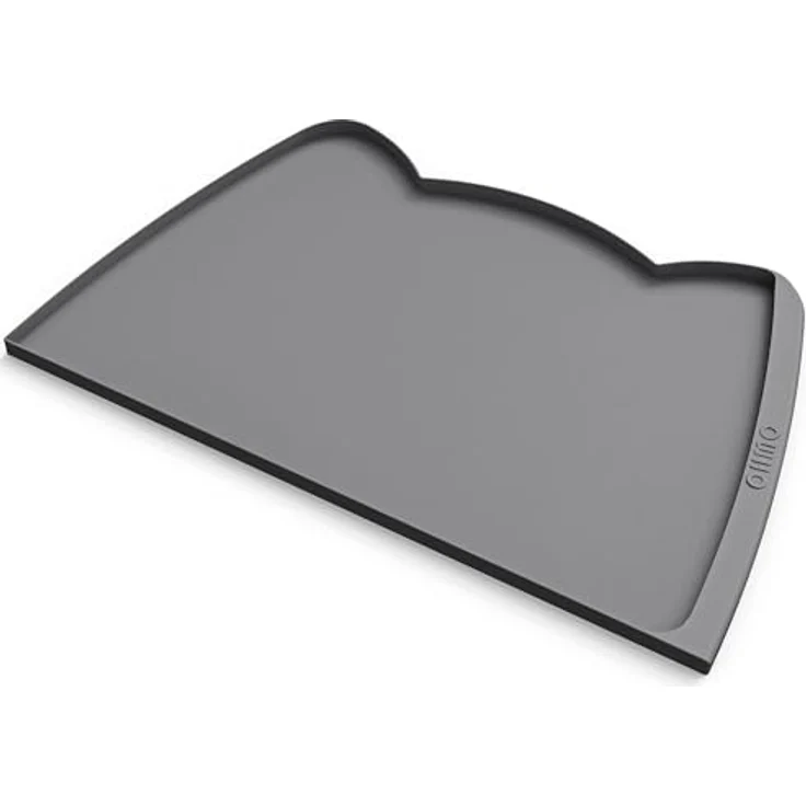 OHMO Napfunterlage für Hunde und Katze rutschfest, Silikon grau, 60x38 cm – Bild 9