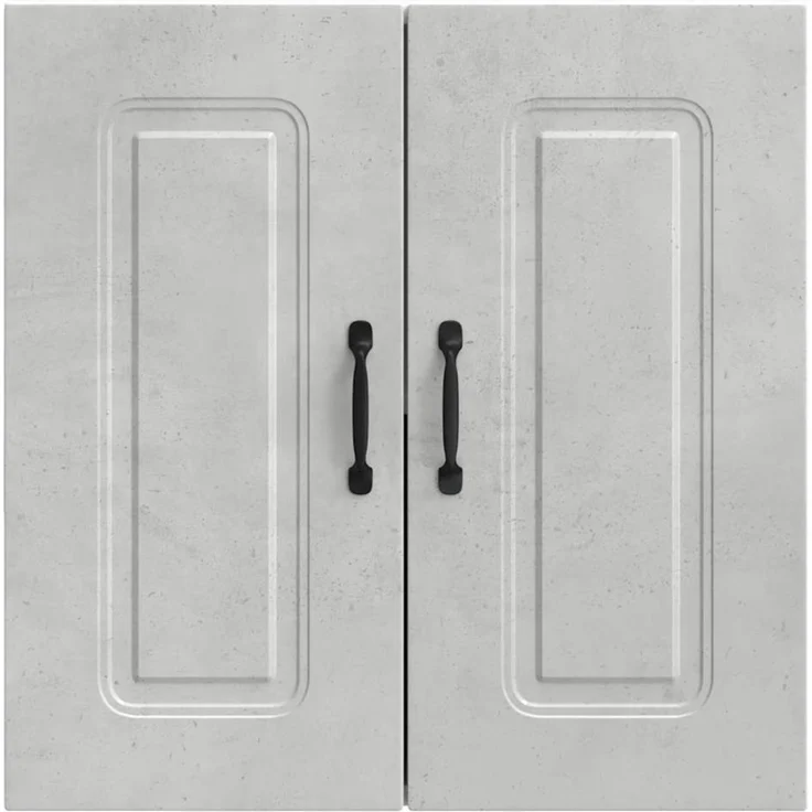 vidaXL Küchen-Hängeschrank Kalmar Betongrau Holzwerkstoff 853581 – Bild 5