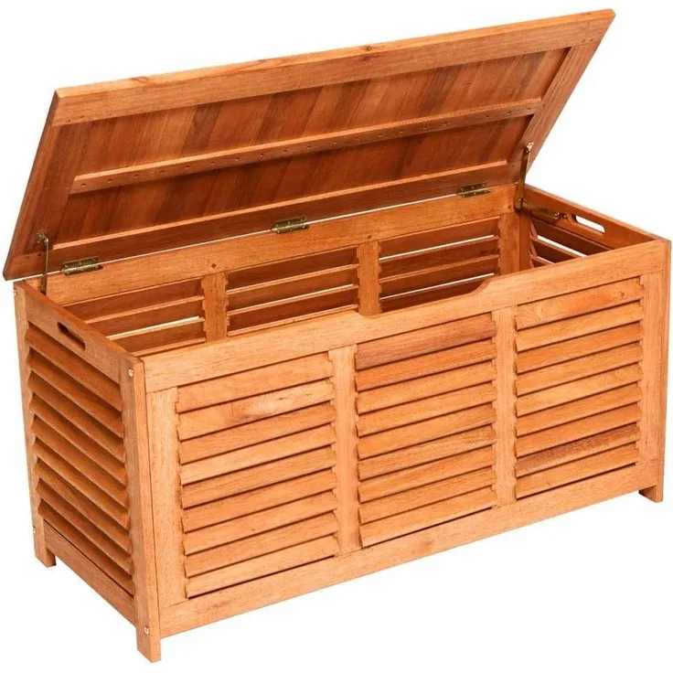 Merxx Kissenbox quergelattet, Eukalyptus