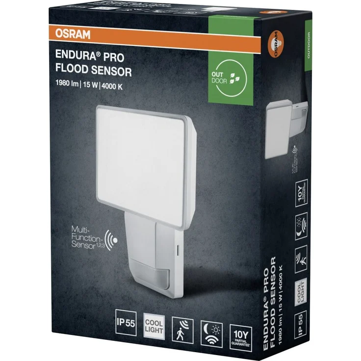 Osram Außenleuchte Endura PRO Flood Bewegunsmelder 15W IP55 weiß – Bild 3