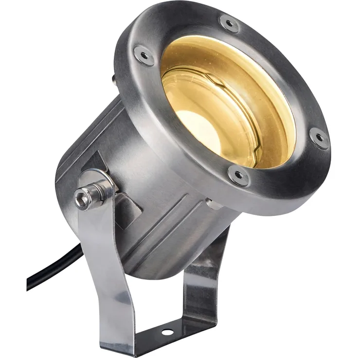 SLV No. 1001962 NAUTILUS SPIKE LED Outdoor Erdspießleuchte Edelstahl 316 IP55 3000K