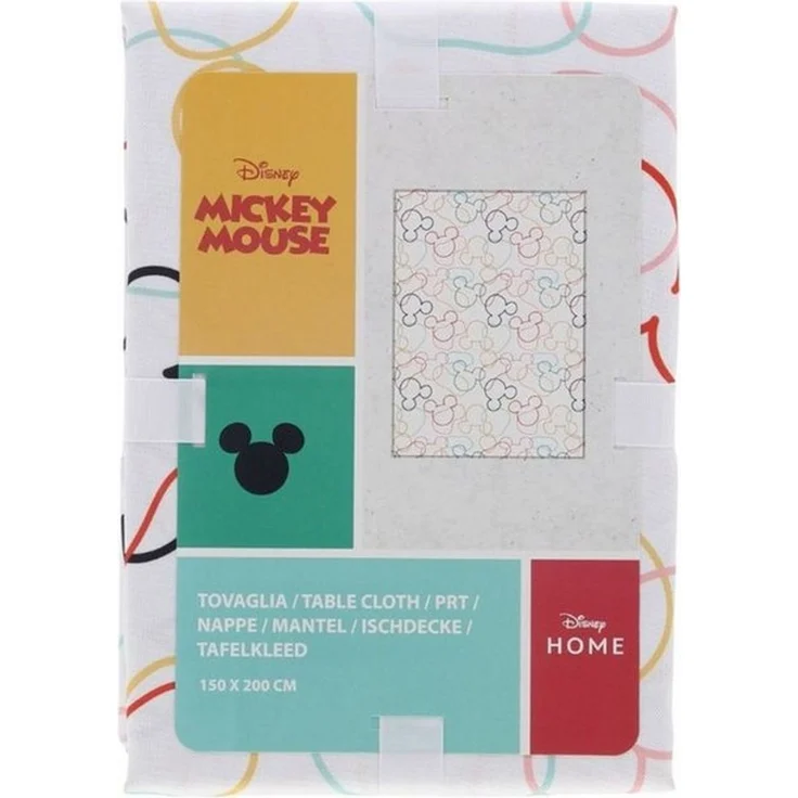 Disney Tischtuch 200 x 150 cm – Vielseitige Tischdecke und Überwurf für Ihr Zuhause Weiß/Bunt – Bild 1