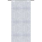 Fadenvorhang Lurex- Optik Fadengardine mit Stangendurchzug Türvorhang, attraktiv und modern in vielen verschiedenen Ausführungen erhältlich Weiß 90x250cm