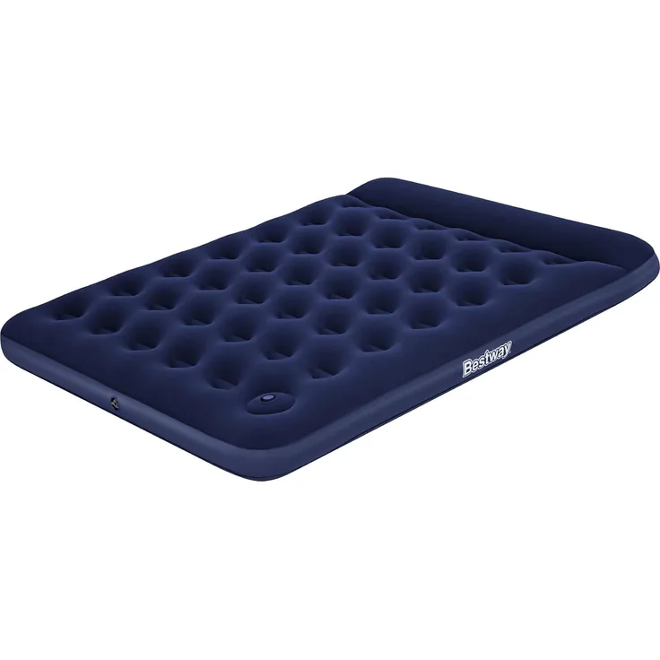 Doppelluftbett mit integrierter Fußpumpe 203 x 152 x 28 cm