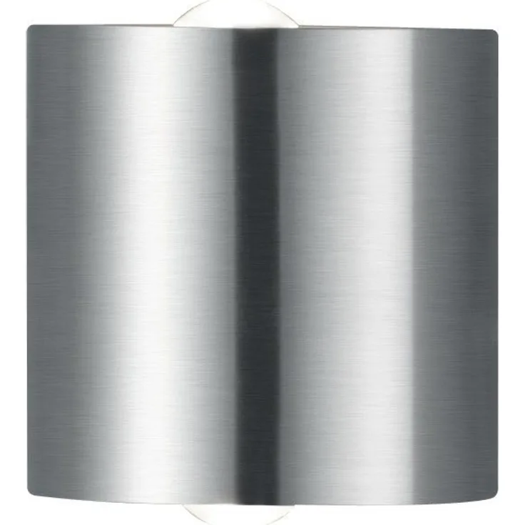 Stilvolle 6,4 Watt LED Wandleuchte in Nickel matt