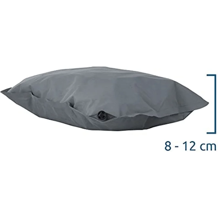yourGEAR Kopfkissen yourGEAR Reise-Kissen Set - 2x Relax Kopfkissen 40x30cm, weiche Füllung, 8-12 cm variable Höhe komprimierbar aufblasbar – Bild 4
