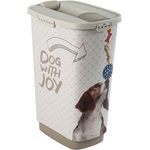 Rotho Tierfutterbehälter Cody 50 l für Hunde Dog with Joy