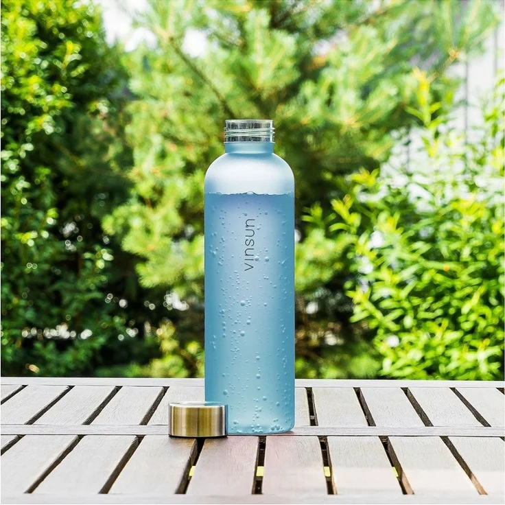 Vinsun Trinkflasche Tritan Wasserflasche 650ml - Sportflasche Kohlensäure geeignet, Auslaufsicher, BPA frei, bruchsicher, geruchs- und geschmacksneutral – Bild 3