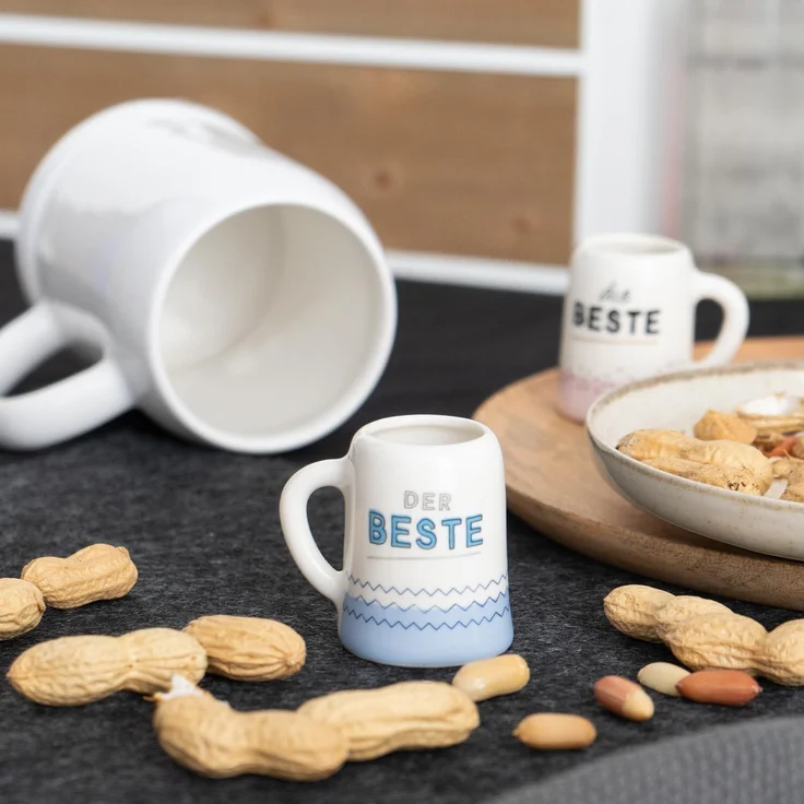 Schnapskrug Schnapsglas Stamper Keramik Sheepworld DER BESTE 73834 – Bild 3