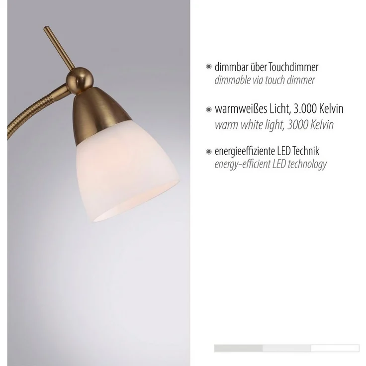 Paul Neuhaus Stehlampe PINO, LED wechselbar, Warmweiß – Bild 3