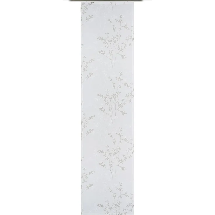GÖZZE Flächenvorhang VICTORIA taupe BH 60x245 cm braun Gardine Fertigvorhang