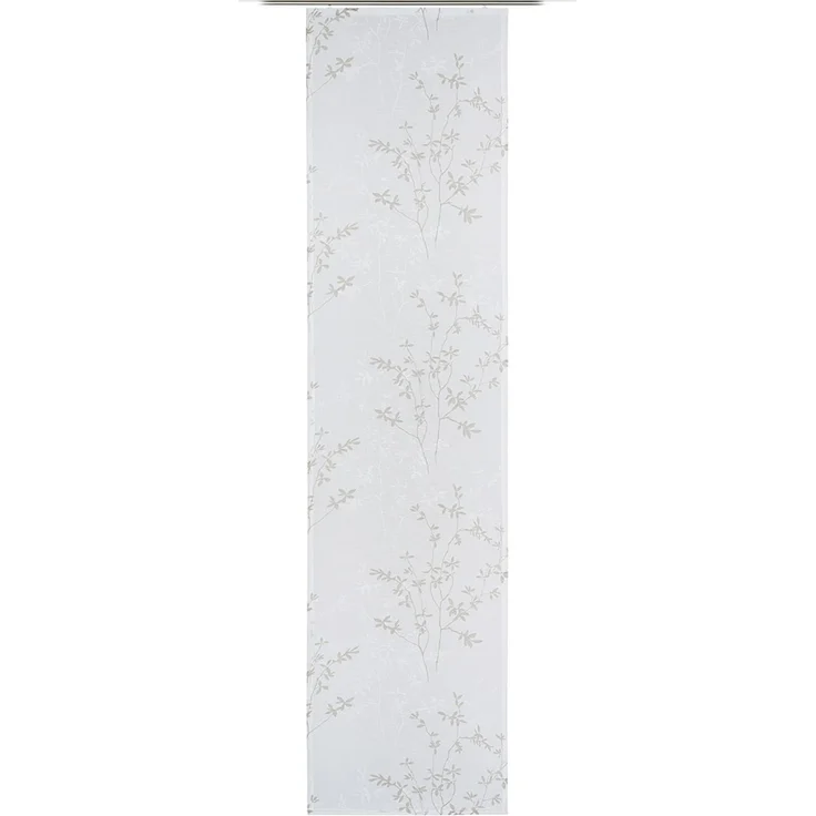 GÖZZE Flächenvorhang VICTORIA taupe BH 60x245 cm braun Gardine Fertigvorhang – Bild 1