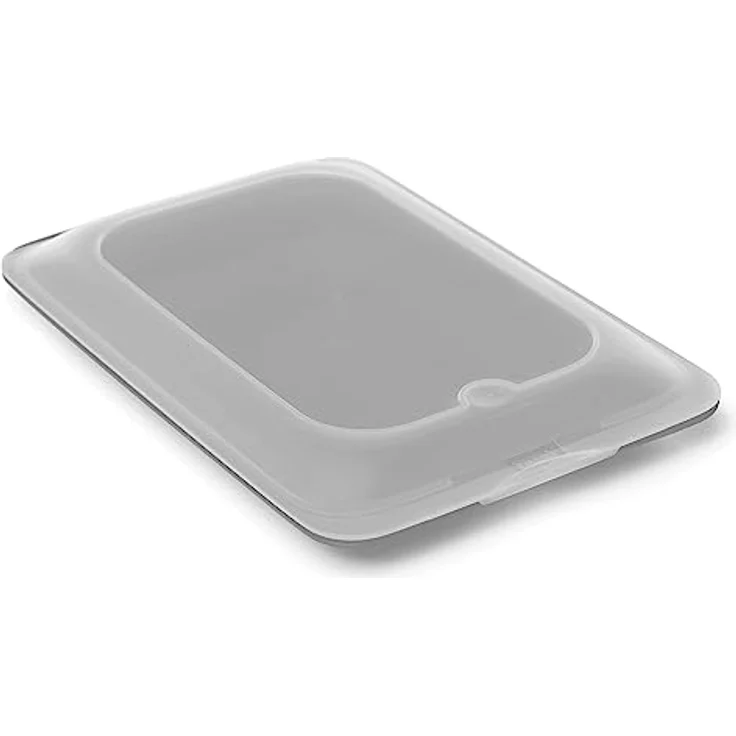 TATAY Aufschnittboxen für Kühlschrank | 3er Set Standard | Frischhaltedosen mit Deckel, Stapelbar | Geeignet für Gefrierschrank, Mikrowelle und Spülmaschine | BPA-frei, 17 x 3,2 x 25,2 cm, Grau – Bild 4