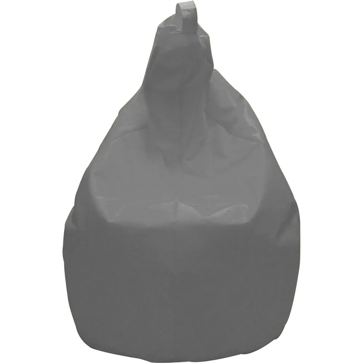 Dmora Eleganter Sitzsack, graue Farbe, Maße 80 x 120 x 80 cm – Bild 2