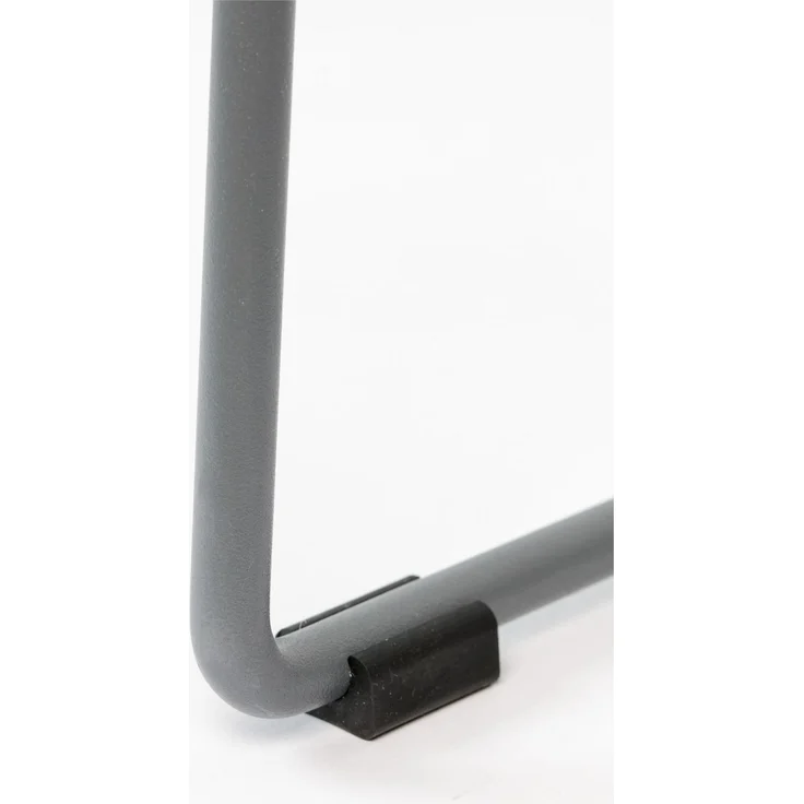 Sessel Tango im 2er-Set, Grau mit Stahlgestell für das Wohnzimmer 58x54x81,5 cm – Bild 2