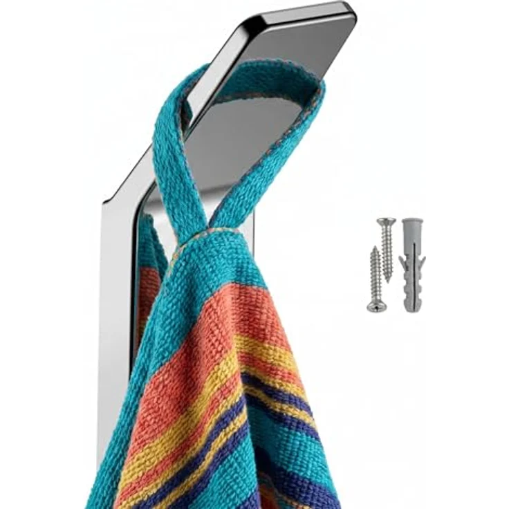 BadeDu SIRIUS Handtuchhaken Chrom – Bild 2