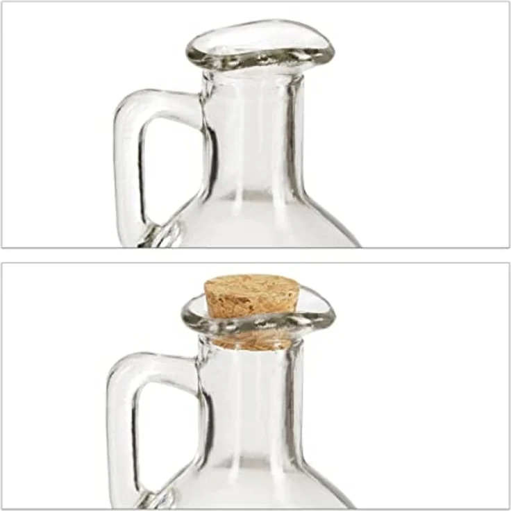 relaxdays Ölkanne 4 x Öl- & Essigkanne Glas – Bild 6