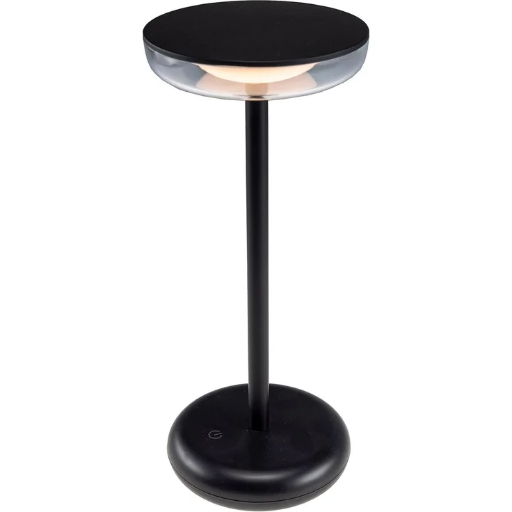 LED Akku-Tischleuchte "Foco Luz" 2900K, IP44, dimmbar, 26cm, matt schwarz – Bild 3