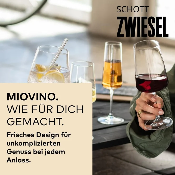 Schott Zwiesel MioVino Sektglas 260 ml 4er Set – Bild 2