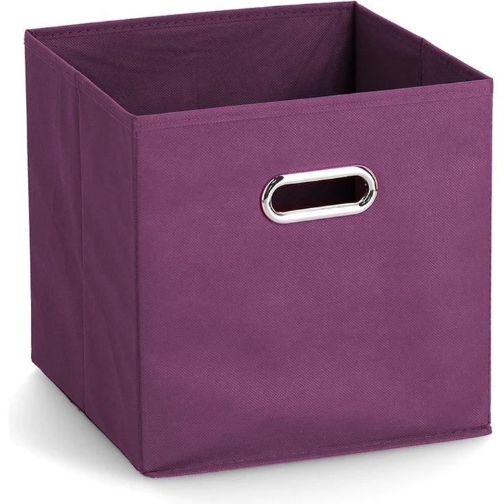 Kleine Aufbewahrungsbox mit Griff, Vlies - Lila – Bild 1