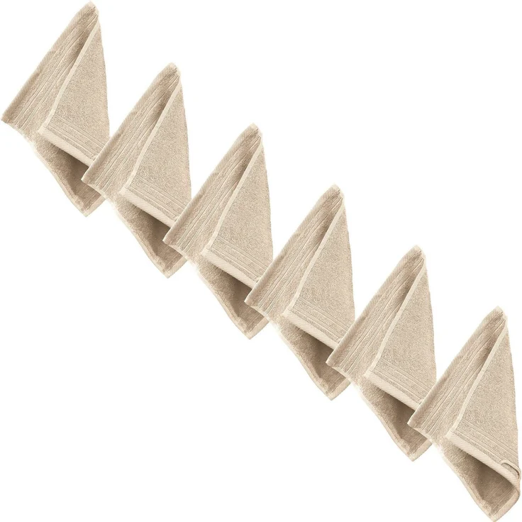 Erwin Müller Seiftuch Seiftuch "Heidelberg" 6er-Pack, Frottier (6-St), Walk-Frottier Uni – Bild 1