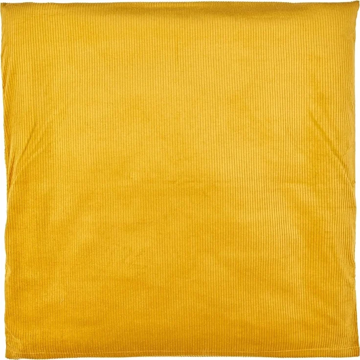 KraftKids Bezug für Wickeltischauflage Cord Breitcord Gelb Mustard breit 60 x tief 70 cm passend für Waschmaschinen-Aufsatz von KraftKids