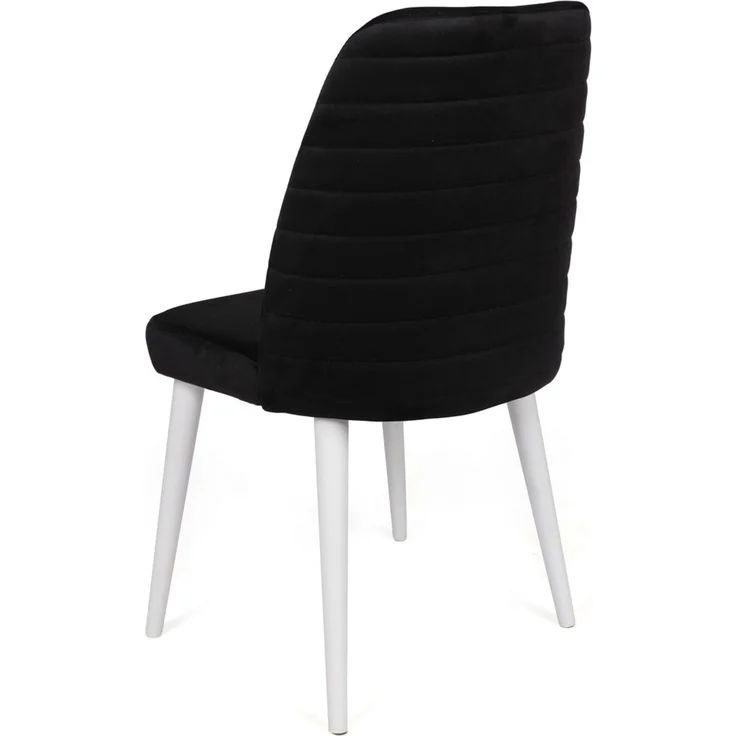 Skye Decor 'Tutku-331 V2' Stuhlset (2-teilig), Schwarz / Weiß, 50 x 90 x 49 cm – Bild 3