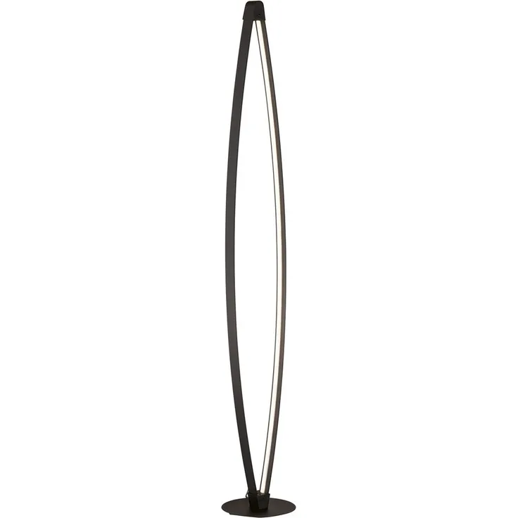 Fischer & Honsel 40503 LED Stehleuchte Fenga sandschwarz CCT dimmbar