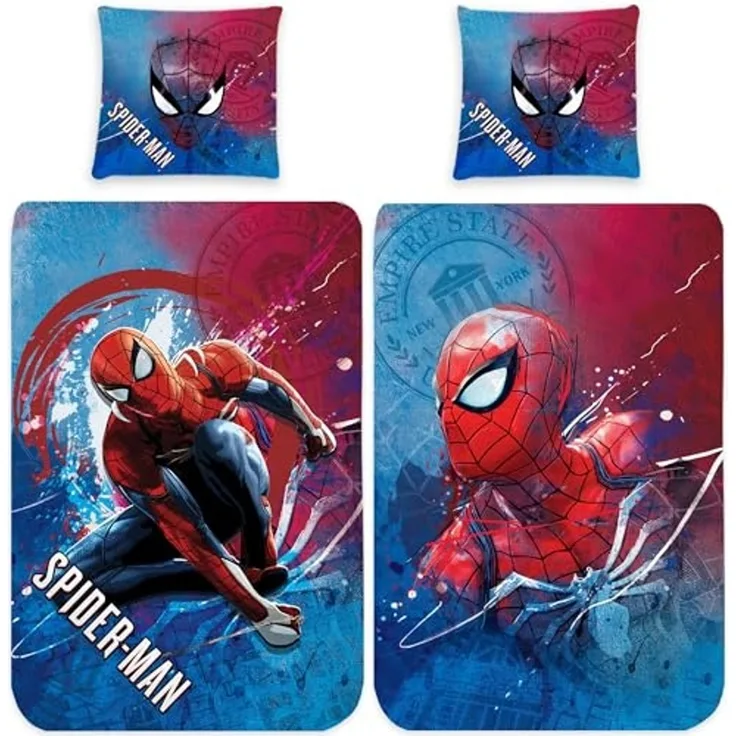 Bettwäsche Spiderman Far From Home Linon / Renforce