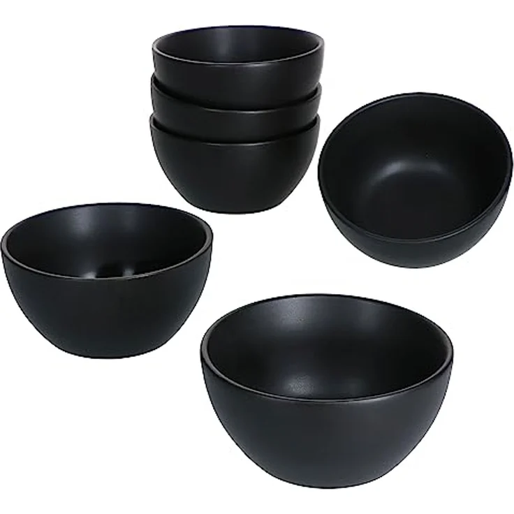 MamboCat Dipschale 6x London Lampart Nero Kattegat Snack- & Dip-Schälchen 150ml Ø10cm, Steingut – Bild 2
