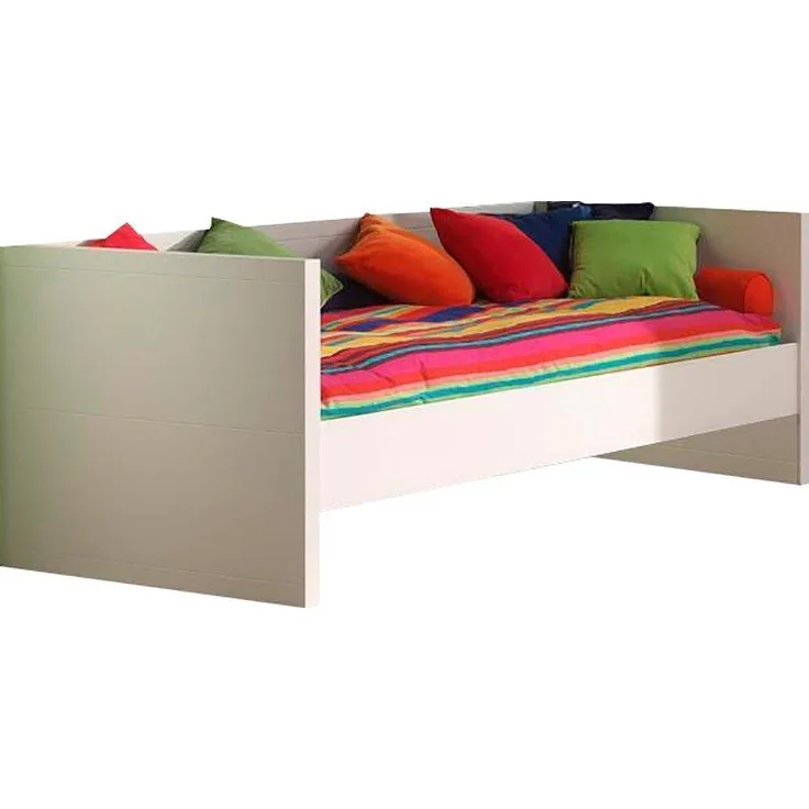 Vipack 'Lara' Einzelbett, Holz weiß, 90x200 cm
