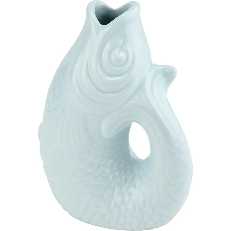 Gift Company Monsieur Carafon Fisch Vase XS blue horizon 0 2 L