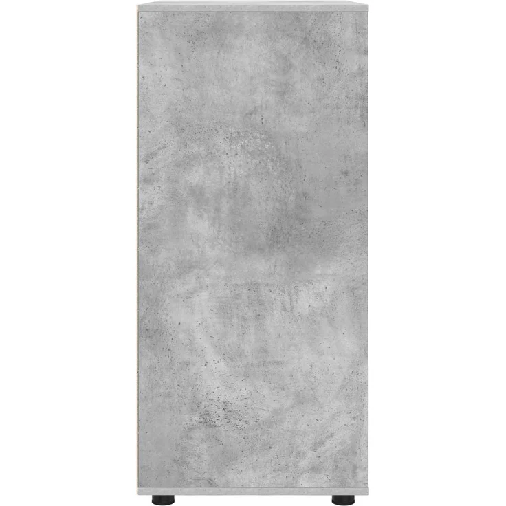 vidaXL Stauraumschränke 80 x 48 x 105 cm Holzwerkstoff Betongrau 3406228 – Bild 9