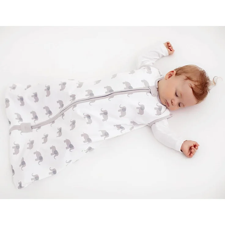 Mama Cheetah Baby Schlafsack, 0.5 TOG 100% Bio-Baumwolle, Ideal für den Sommer, Sommerschlafsack für Jungen und Mädchen, M (6-12 Monat) – Bild 6