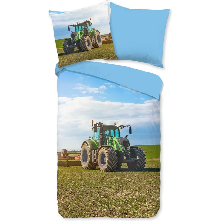 Good Morning Bettwäsche Frank Multi Flanell 135 x 200 + 80 x 80 cm