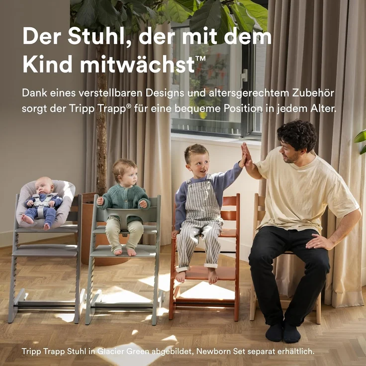 Stokke Hochstuhl Tripp Trapp® Kinderhochstuhl mit Baby Set² – Bild 2