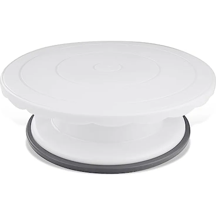 Dr. Oetker - Drehbare Torten- Kuchen- Platte Ø 27,5cm Weiß 1670 Drehteller Deko