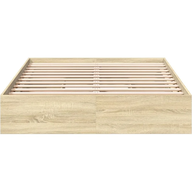 vidaXL Bettgestell mit Schubladen Sonoma-Eiche 140x200cm Holzwerkstoff 3280659 – Bild 4