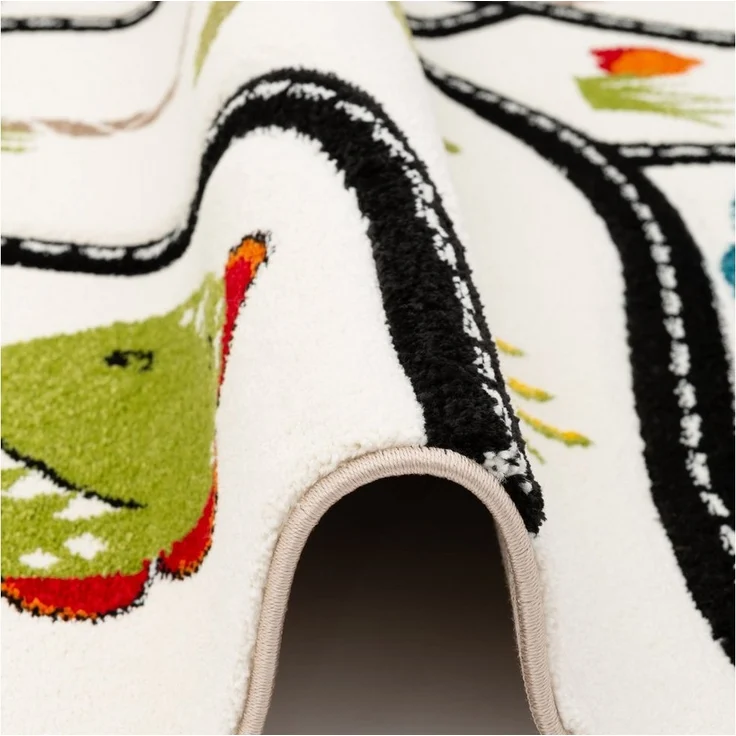 Pergamon Kinderteppich Kinder Teppich Maui Kids Dino Straßenteppich, Rechteckig, Höhe: 13 mm – Bild 2